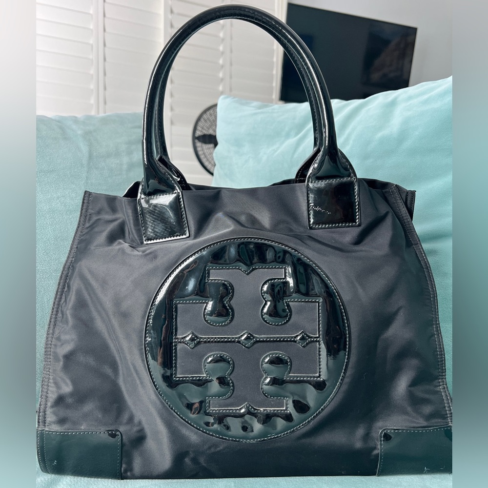 Tory Burch Ella Patent Tote Large
